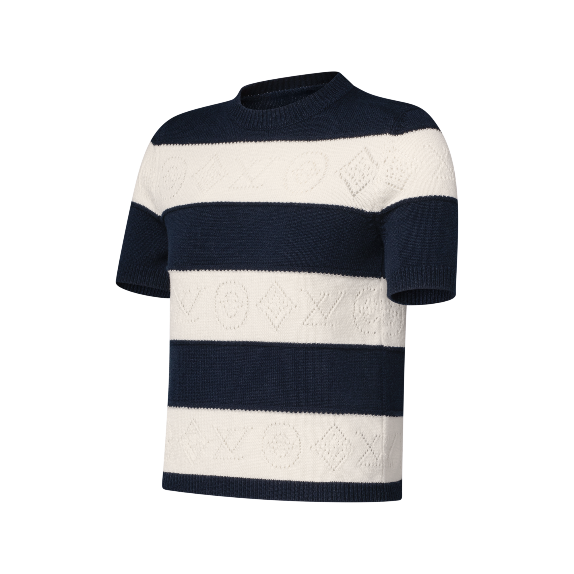 Openwork Striped Knit Top - Ready-to-Wear 1AJZ8V | LOUIS VUITTON